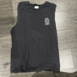 Ksubi Charcoal Graphic Tank